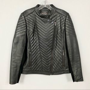 BADGLEY MISCHKA 🏍 Leather Moto Jacket - Size L